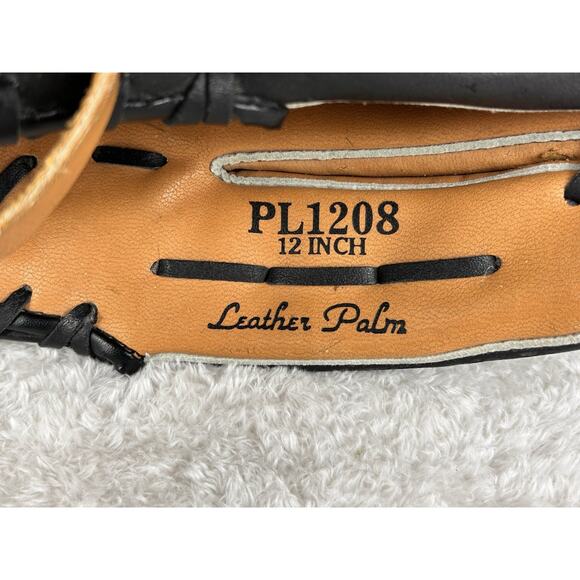 Rawlings Player Series PL1208 12" Leather Palm Glove Basket Web Throw Left Hand - Picture 2 of 8